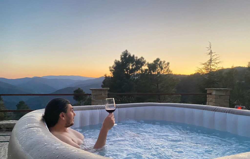 Jacuzzi à 38° toute l'année