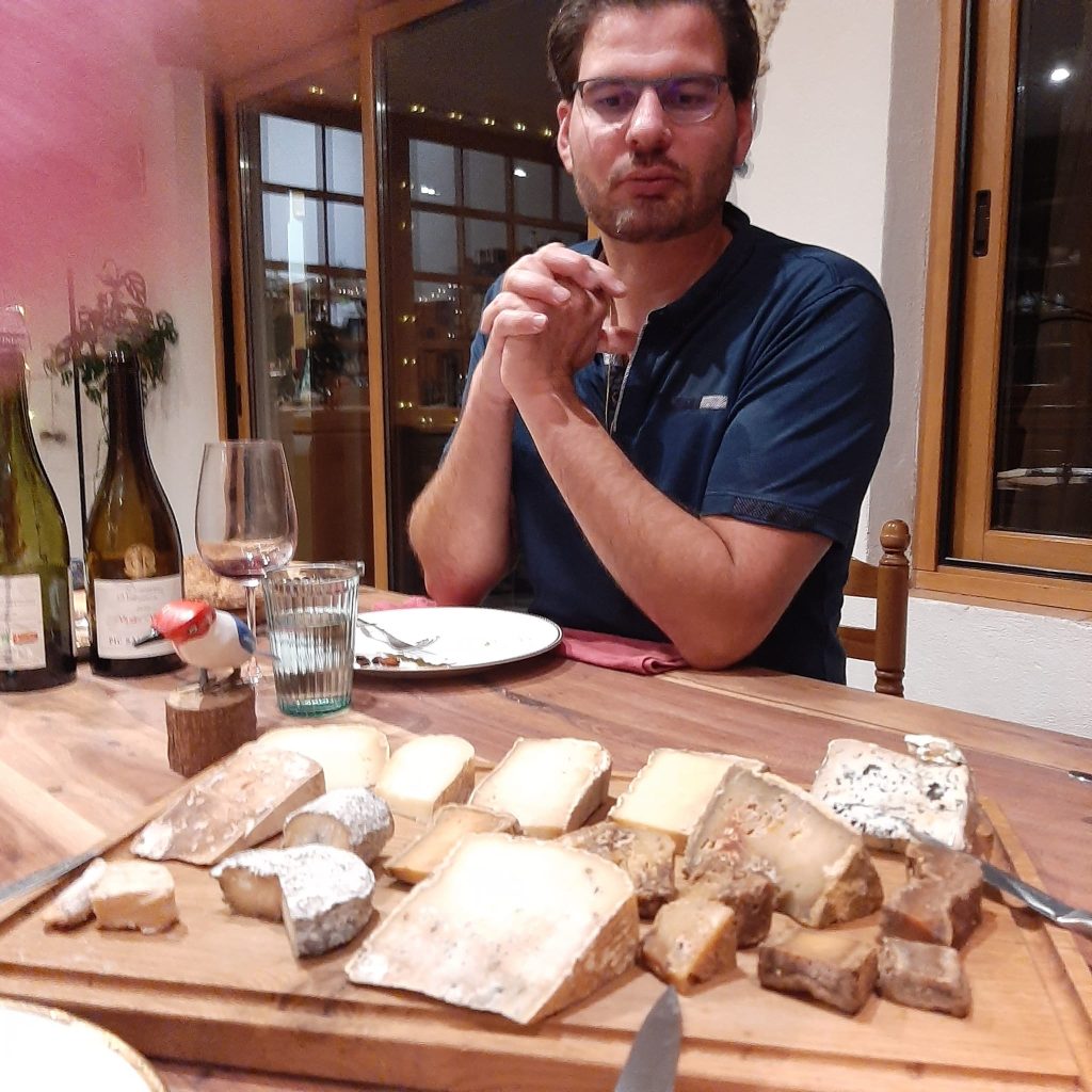 Plateau de fromages, des plus frais aux plus affinés :)